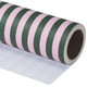 thumbnail image 3 of Minirollo de papel de regalo WRAPAHOLIC, 43 cm x 10 m, con rayas verdes/rosas, 3 of 8