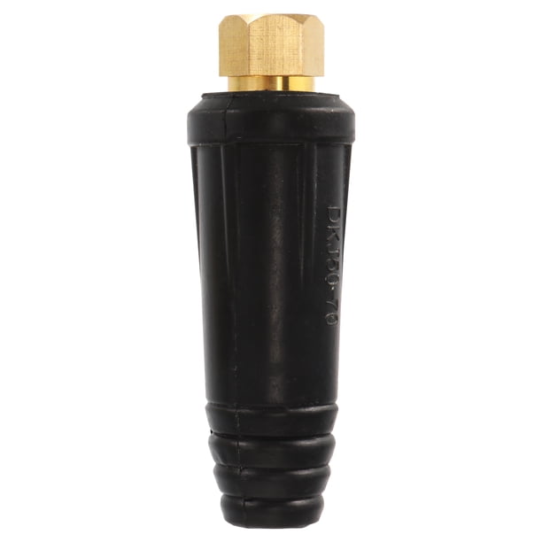 Juego De Conectores De Cable De Soldadura Conector Rápido De Junta De Cable De Soldadura De Plástico Negro Y Latón 100A-900A Conector De Panel De Cable De Soldadura Tig Para La Industria Speravity TO005592-03