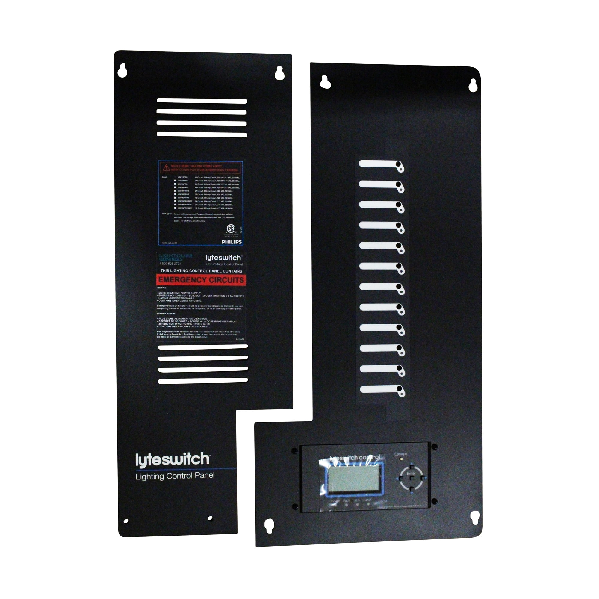 Lightolier LSW12PRO Low Voltage Lighting Control Panel, LyteSwitch