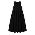 thumbnail image 6 of LIaqionyy Women's Plus Size Maxi Dress Summer Flowy A Line Sleeveless Sundresses Casual Loose Tank Dresses L-5XL, 6 of 7