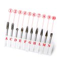 thumbnail image 3 of Accesorios de pulido eléctrica 10pcs 0.12 * 0.24inch acero de tungsteno fresa del carburo para la he MABOTO Rectificado de tarjetas, 3 of 7
