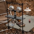 thumbnail image 4 of Bsvklp Estante para Acampar Estante Almacenamiento Desmontable Utensilios Olla Lámpara Estante, 4 of 9