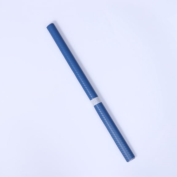 WHAMVOX Car Stickers 3D Carbon Car Wraps 127.00X50.00X0.20CM Blue