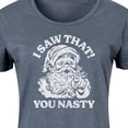 thumbnail image 3 of Instant Message - Santa I Saw That You Nasty - Women's Any Way Dress, 3 of 7