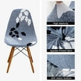 thumbnail image 2 of Mid Century Modern Dining Chair Slipcover,Stretch Shell Chair Cover Removable Washable Non-slip Soft Spandex Printed Armless Chair Protector for Living Room Bedroom Kitchen-2-I, 2 of 8