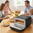 thumbnail image 2 of Costway Pizza Oven for 12" Pizzas with 6 Presets & 2-Min Rapid Baking Heats up to 750℉, 2 of 10