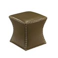 thumbnail image 1 of 3216-GR Pouf Carré en Similicuir Vert, 1 of 3
