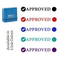 thumbnail image 7 of Printtoo Approved Self Inking Rubber Stamp Pre-Inked Office Stamp- Home Office Business Stationery, Black- 42 x 9 mm, 7 of 7