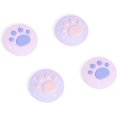 thumbnail image 1 of 4 piezas Joy Con Thumb Grip Cap para Switch/Switch Lite- Rosa+púrpura, silicona Linda cubierta protectora de agarre de pulgar analógico Kawaii para controlador Joy-con Rojo Verde Cocina, Decoración y Otros, 1 of 5
