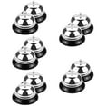 thumbnail image 3 of WORGEOUS 10 pcs  Table Dinner Bells Service Bells Call Bells Kitchen Call Bells Metal Table Bells, 3 of 8