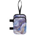 thumbnail image 2 of COEQINE Forearm Crutch Bag Walking Stick Pouch Bag Purple Gold Marble Elbow Crutch Organizer, Two Zippered Pockets, Lightweight, Hands-Free, for Women Men & Seniors, 2 of 7