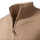 thumbnail image 4 of Ceisia Warm Stretchy Men's Slim Fit Stand-Collar Zip-Up Ribbed Knit Cardigan Gift, 4 of 5
