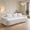 White, variant on YWEN 100" Modern Upholstered Sofa with 3 Large Back Cushion,Comfy Deep Seat Cloud Sofa with High Resilience Foam,Oversized Boneless 3 Seat Couch