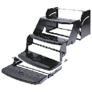 Stromberg Carlson Manual Coach Steps by Flexco, 24" Quad, 8" Rise