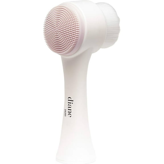 Diane Dual Sided Face Cleansing Brush for Massaging and Exfoliating