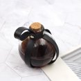 thumbnail image 5 of 3 Packs Medieval Witch Potion Bottle with Leather Belt Halloween Cosplay Accessories Dark Round Glass Bottle Cork Stopper 250ml Vintage Alchemy Decor, 5 of 7