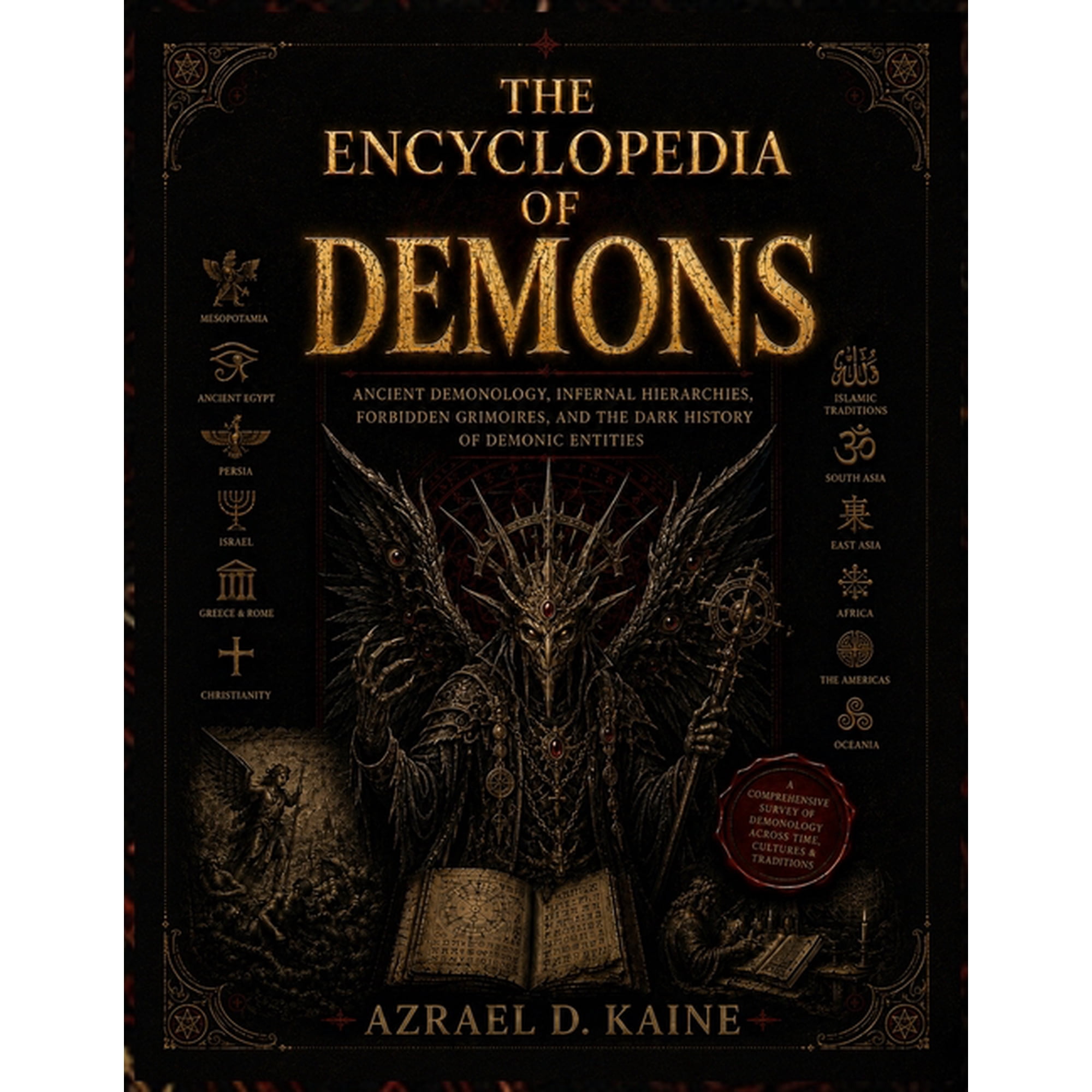 The Encyclopedia of Demons: Ancient Demonology, Infernal Hierarchies, Forbidden Grimoires, and the Dark History of Demon, (Paperback)
