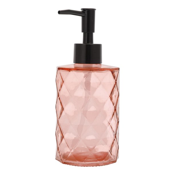 Dispensador de Jabón en Forma de Diamante 11.16oz Naranja Negro
