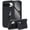 Black, variant on For Google Pixel 10 / Pixel 10 Pro Wallet Case Ultra-Slim Profile Vintage Leather Texture, Wallet For Women Men Card Holder Magnetic Clasp Kickstand Folio Case,Black,For Pixel 10 / 10 Pro