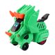 thumbnail image 3 of Juguete de dinosaurio transformable, juguete de dinosaurio móvil, transformación automática, vehículo de juego Triceratops Verde, 3 of 9