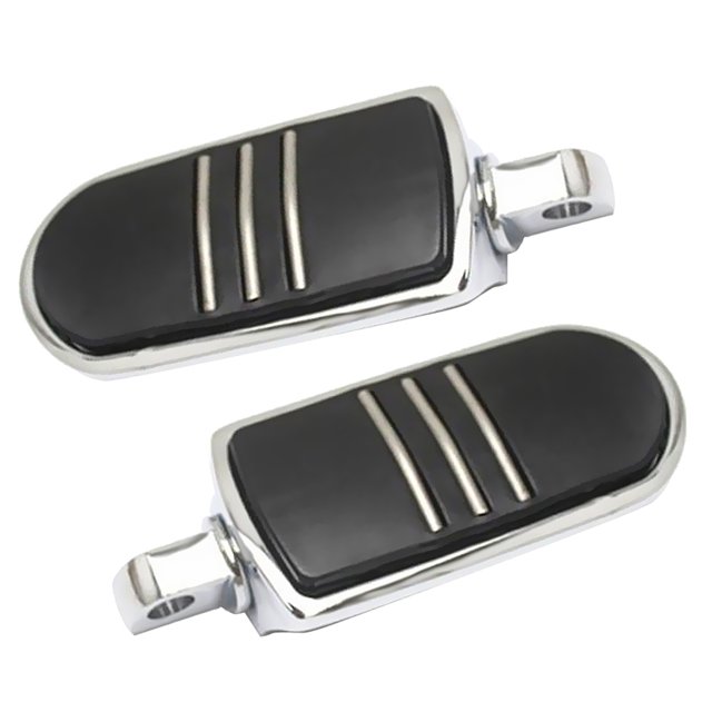 Clavijas de pie para motocicleta Sunnimix 1 par Reposapiés Color plata