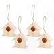 thumbnail image 3 of 4-Pack Wooden Bird Nests for Garden Decoration Hanging Breeding Boxes for Birds DIY Craft Project, 3 of 5