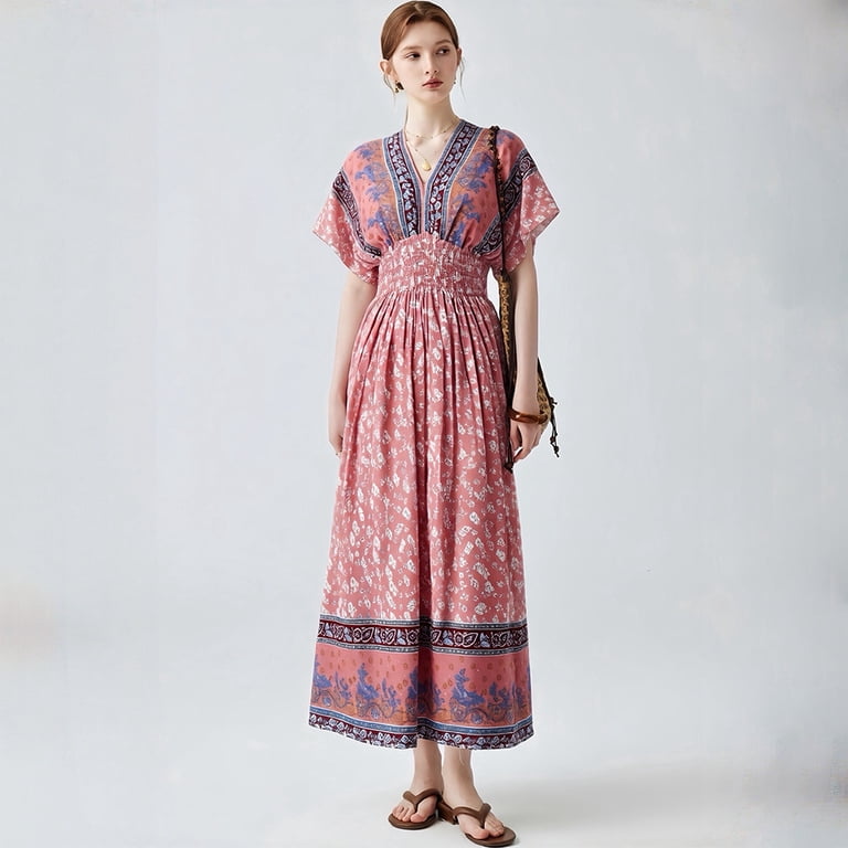 silk travel dress S Dark Sage Long Sleeve Lightweight Wrap Dress for Tropical Travel