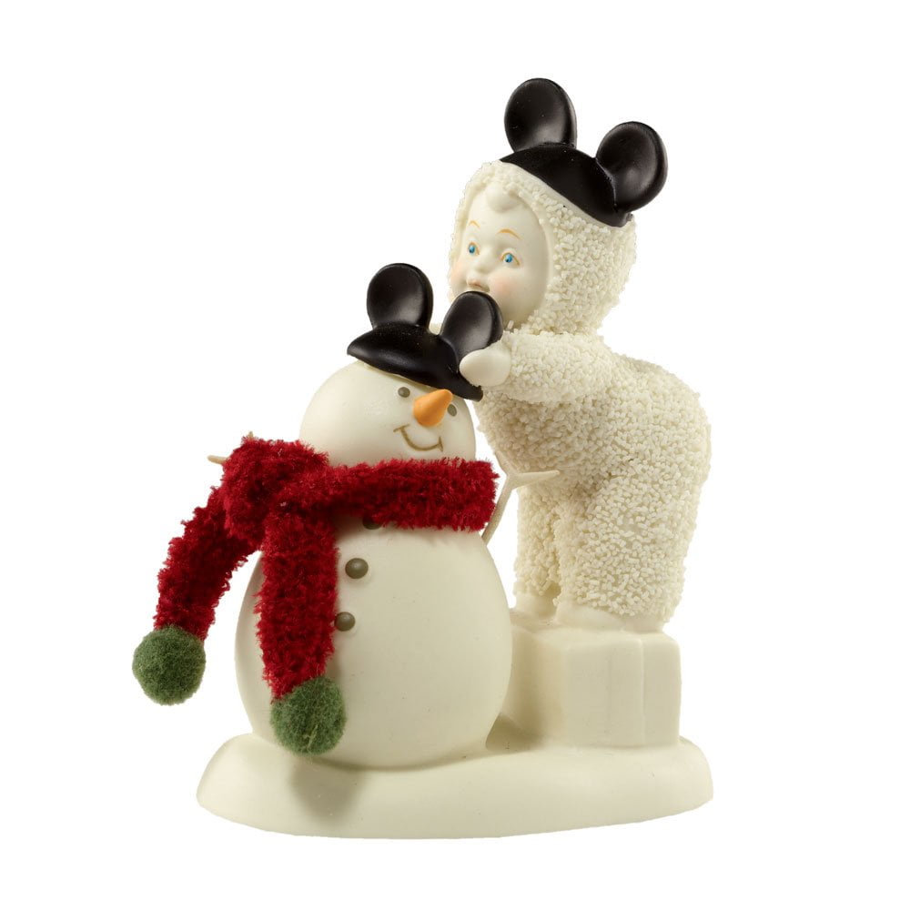 snowbabies with mickey mouse