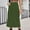 Army Green, variant on JNGSA Long Denim Skirts for Women Maxi High Waist A-Line Jean Skirt with Pockets Summer/Fall Stretch Midi Skirt Army Green