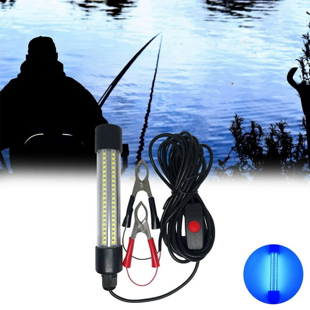 Waterproof 12V LED 12v Underwater Fishing Lights Lamp 126 LEDs For