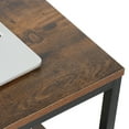 thumbnail image 6 of ZenSports Industrial Coffee Table Rectangle MDF Cocktail Table Rustic Brown, 6 of 10