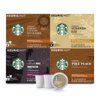 Starbucks Black Coffee K-Cup Coffee Pods — Variety Pack for Keurig Brewers , 24 Count (Pack of 4)