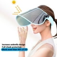 thumbnail image 2 of Visera solar ajustable con rotación de 360°, protección UV, protector facial, para acampar al aire libre, senderismo, tenis, 2 of 8