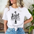 thumbnail image 2 of Mujeres Pantalones Cortos de Manga Corta Impresa Floral Cuello Redondo Superior / Camisa Poliéster, Blusa Casual de Moda para el Uso Diario Del Hogar, 2 of 5
