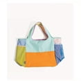 thumbnail image 6 of Hotpom Women's Multicolor Patchwork Handbag, Spacious Casual Multi-Compartment Sporty Tote Lightweight Foldable Satchel Bag Versatile Fashion Accessory, 6 of 6