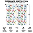 thumbnail image 2 of Blackout Kids Curtains,Colorful Dinosaur Assortment Pattern Childrens Insulated Curtains Set Of 2,Bedroom Essentials,Toddler Room Decor 42"x84", 2 of 5