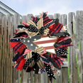 American Patriotic Star Patriotic Welcome Wooden Crafts Carving Pendant ...