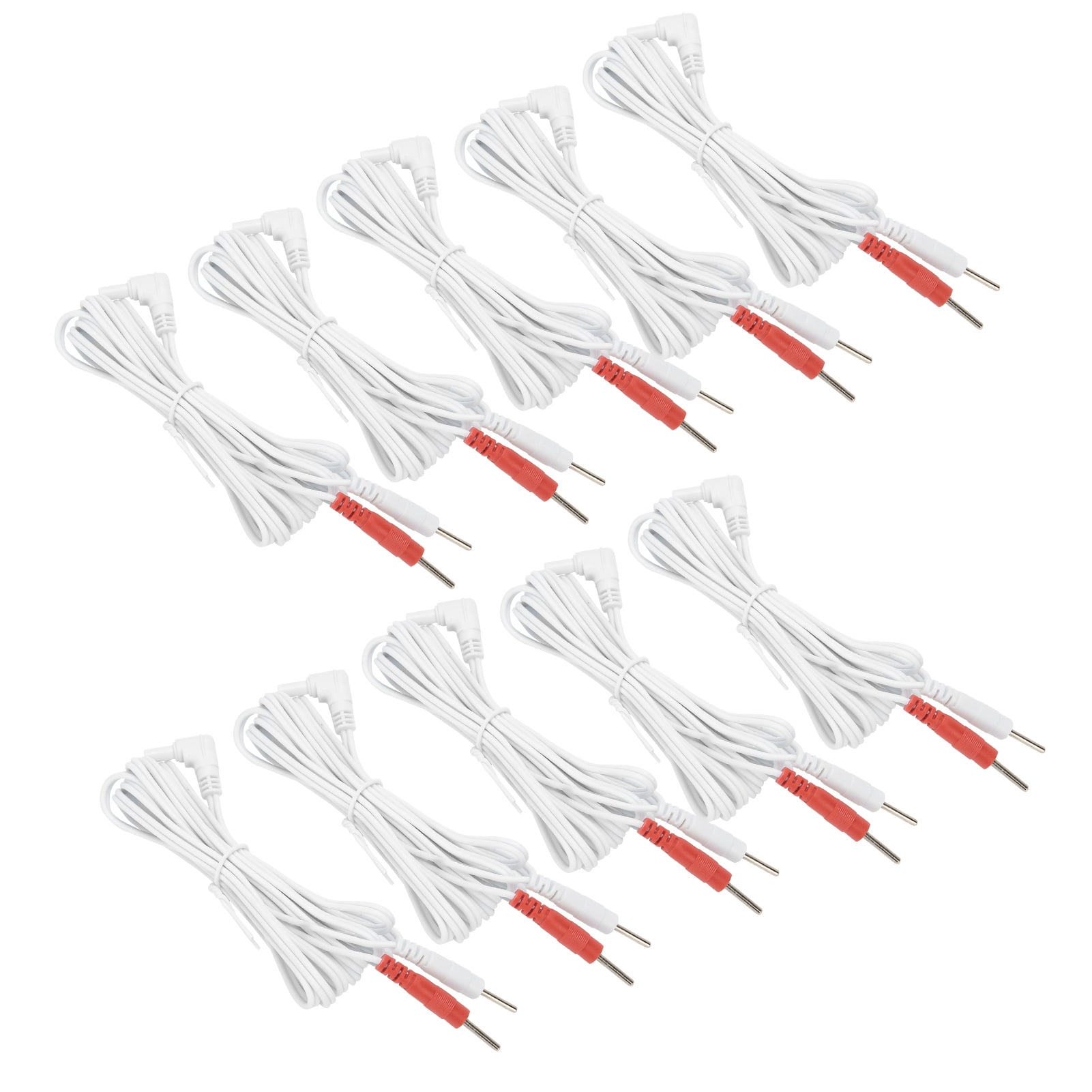 Kritne 2 In 1 Pin Type 10pc/bag 2.35mm Electrode Wires Cable For TENS Unit Machine