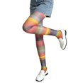 thumbnail image 4 of Vjnyvs Sweet Rainbow Pantyhose for Women,Halloween Striped Tights Elastic Colorful Stockings Thin Leggings Tights For Party,Festival, 4 of 7