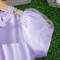 thumbnail image 5 of Girls Summer Tutu Dress Ruffle Short Sleeve Fluffy Party Tulle Dress Party Holiday Dresses Clothes for Kids 4-8Y, 5 of 7