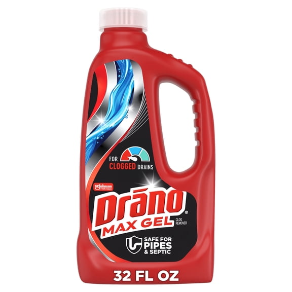 Drano Max Gel Drain Clog Remover, 32 oz, 1 Count