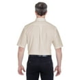 thumbnail image 2 of UltraClub Men's Classic Wrinkle-Resistant Short-Sleeve Oxford, 2 of 3