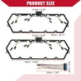 thumbnail image 5 of Unique Bargains 2 Set Valve Cover Gaskets W/Fuel Injector Injector Harness Pigtail Kit for Ford E-350 Club Wagon 2003, 5 of 7