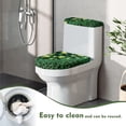 thumbnail image 5 of HELLHERO Toilet Seat Covers Set for Elastic Edge Elastic Fabric Soft Washable Non-Slip Universal Washable and Reusable Adds Holiday Charm St. Patrick's Day, 5 of 6