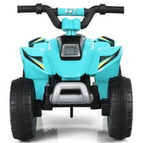 Infans 6V Kids Electric Quad ATV Ride On Toy Car for Toddlers Forward & Reverse Blue