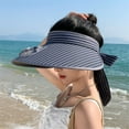 thumbnail image 5 of Darzheoy Sun Visors Hat with Fan, 3 Speeds Sun Hat, USB Rechargeable Hat with Fan, Cooling Fan Hats, Large Area Sun Protection for Hot Summer, Gifts for Women, 5 of 6