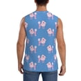 thumbnail image 4 of Pofeuu Cute Poodle Dog Print Men's Muscle T-Shirt, Sleeveless, Muscle Tank, Classic Muscle Tee Top For Men Casual Sleeveless Muscle T-Shirt Trendy Clothes-XX-Large, 4 of 7
