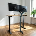 thumbnail image 2 of Mount-It! Black Cable Management Spine | 50" Length, 2 of 9
