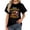Happy Festival, variant on Women's Crewneck Short Sleeve T-Shirt, Cute Vintage Autumn Happy Halloween Graphic Casual Tee