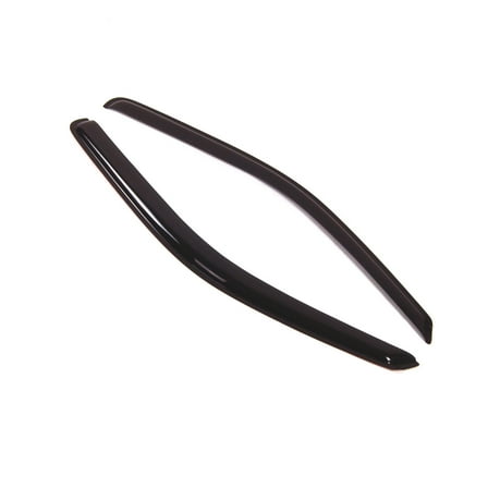 TuningPros Outside Mount Window Visor Deflector Smoke Tinted 2 Pcs Set For 2004-2012 Chevy Colorado REG Cab